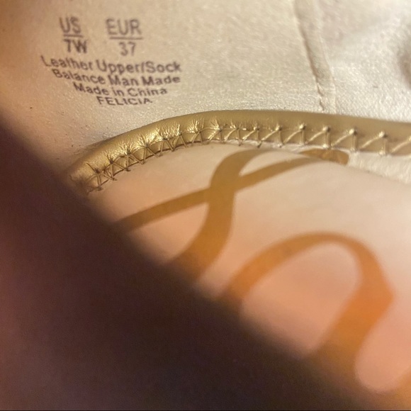 Sam Edelman Felicia ballet flats black suede 7Wide - Picture 7 of 8